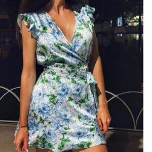 ZARA Floral Print Jumpsuit/Romper Multicolored size M